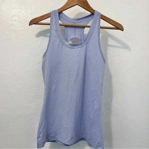 Athleta Nitro Tank Top XS Purple Lilac Racerback Cutout Back Soft - Picture 4 of 8
